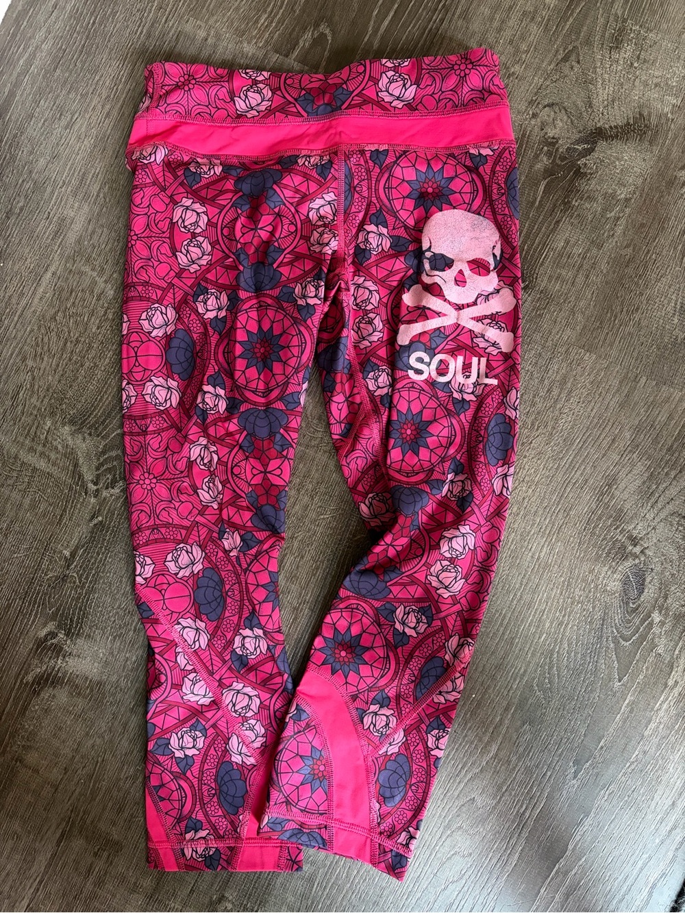 lululemon athletica Pink Patterned Leggings